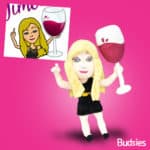 wine bitmoji character