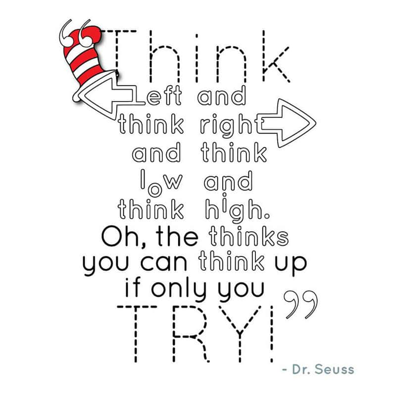 Dr Seuss creativity quote