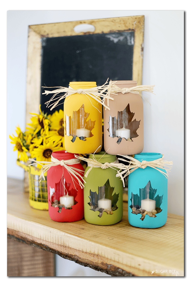 recycled mason jars