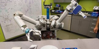 creative robot with oreos