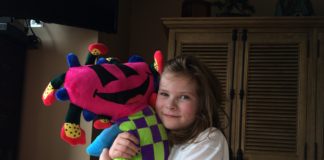 huggable stuffed animal