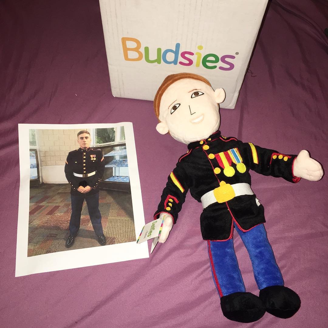 military stuffed doll