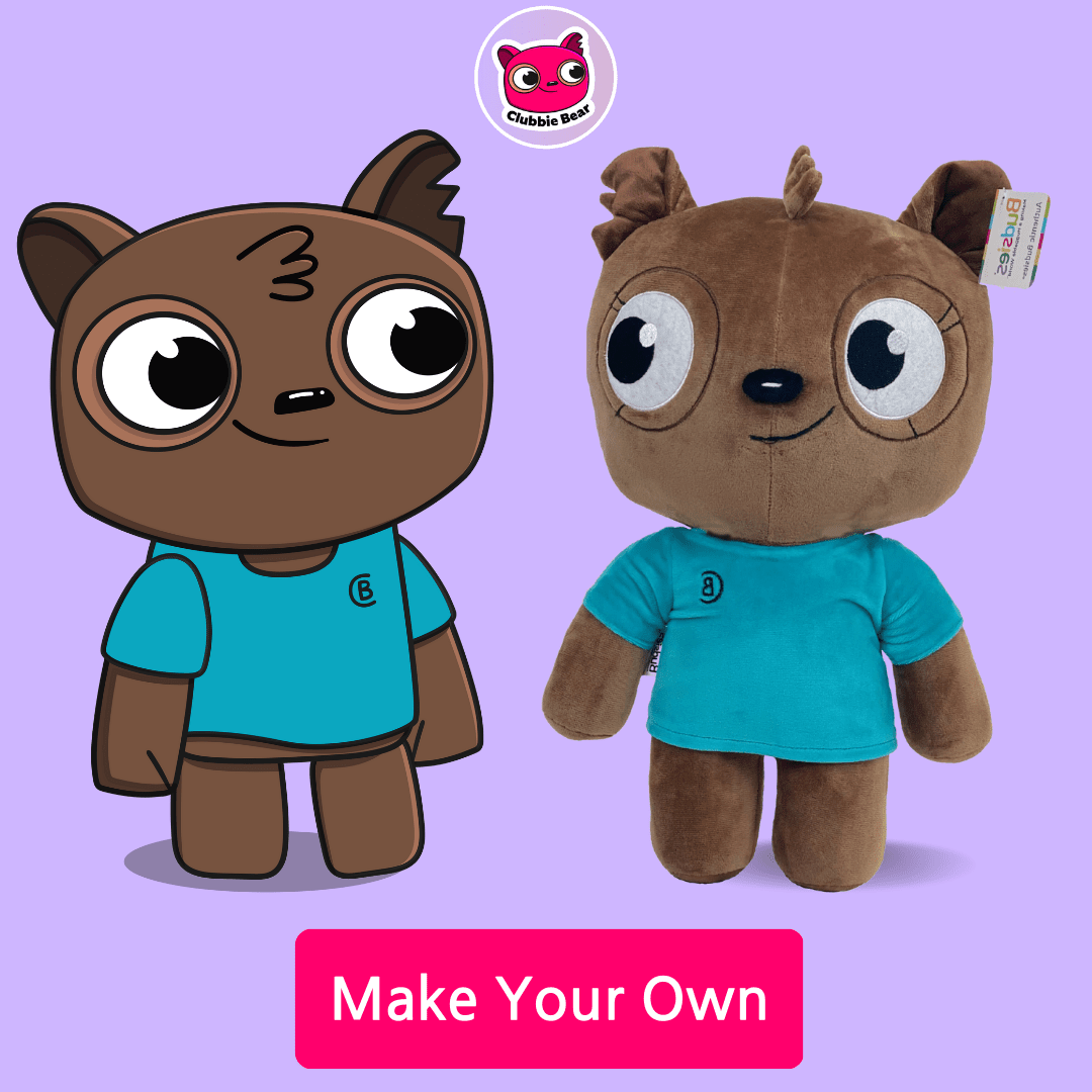 Clubbie Bear NFT Plush Budsies