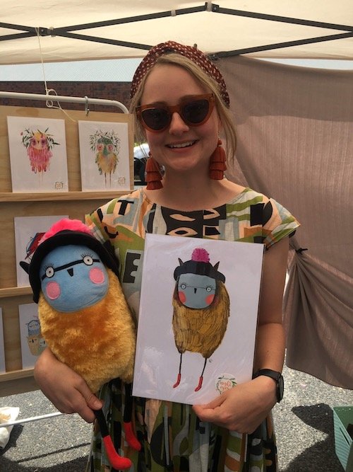 turn art into stuffed animal