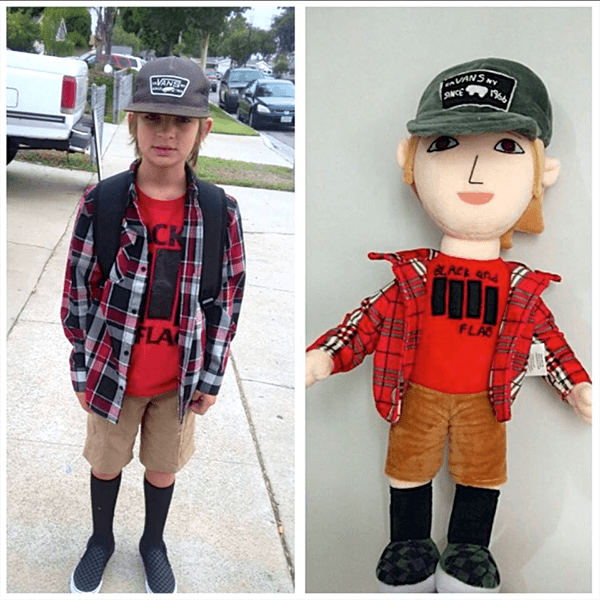 selfie plush doll