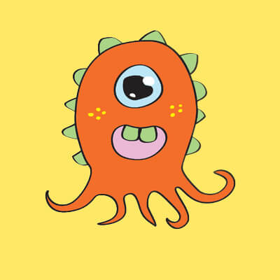 cyclops plush animal character