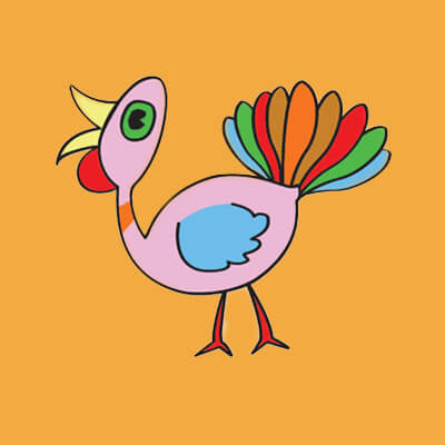 turkey stuffed animal character