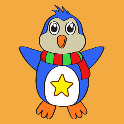 penguin stuffed animal character