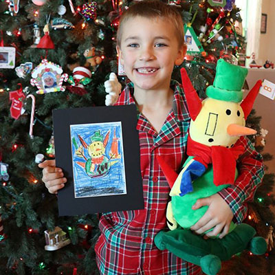 Snowman stuffed animal