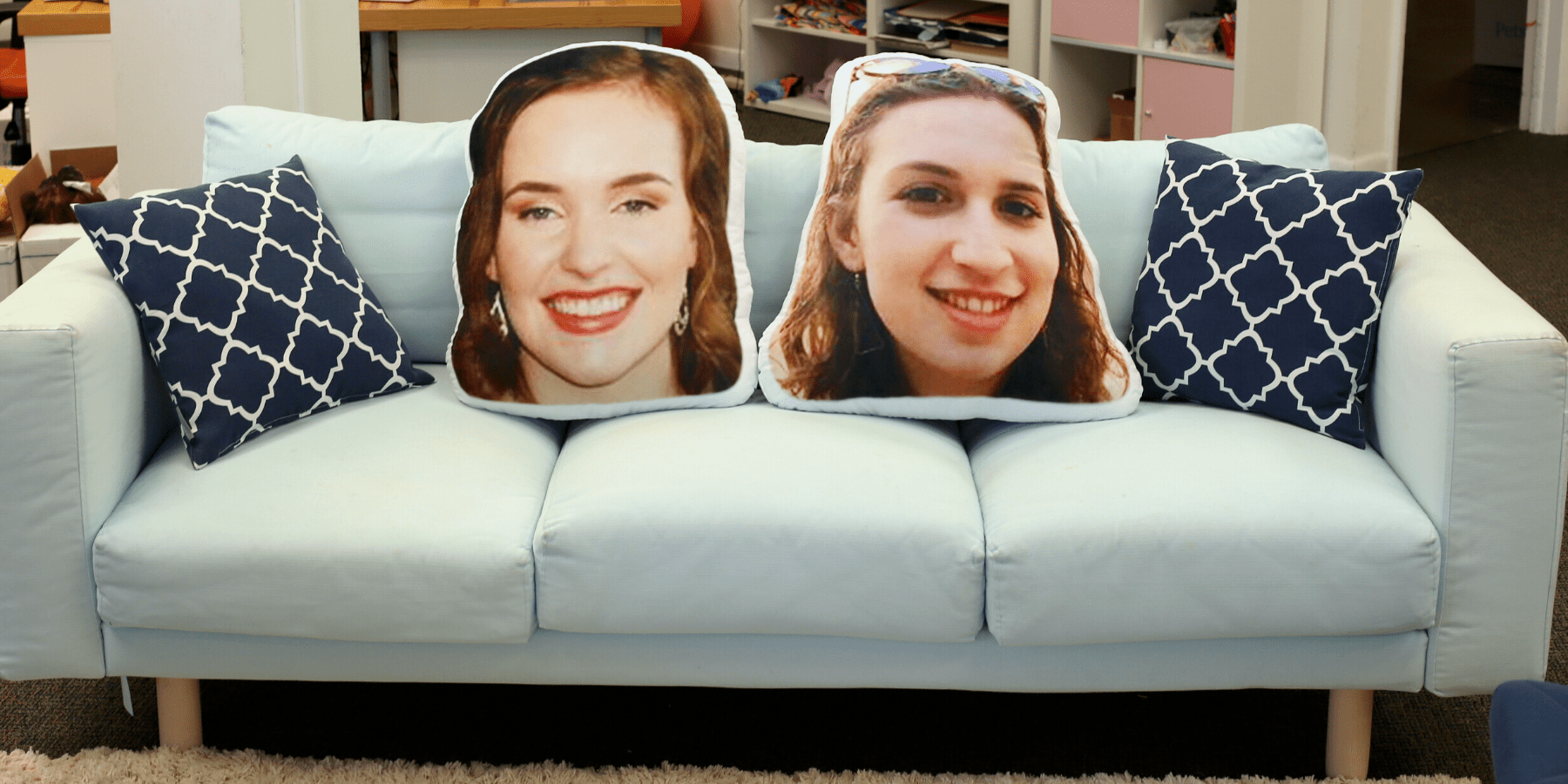 face pillow custom decor