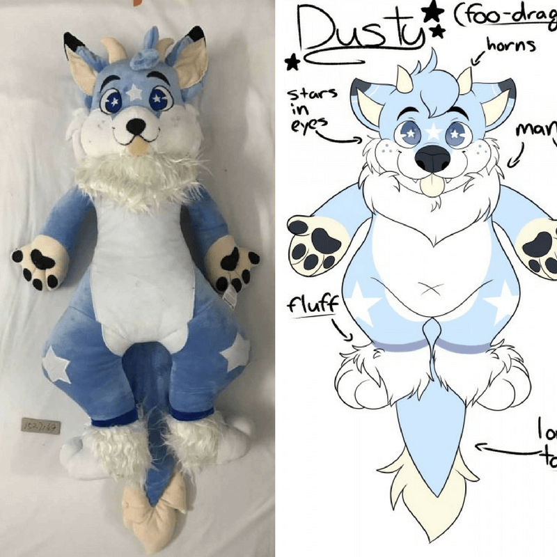 custom furry plushies