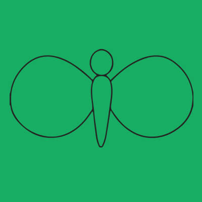 butterfly template page for stuffed animal