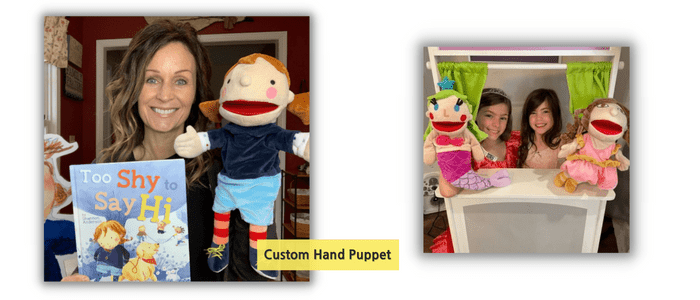 custom puppet of book charcter