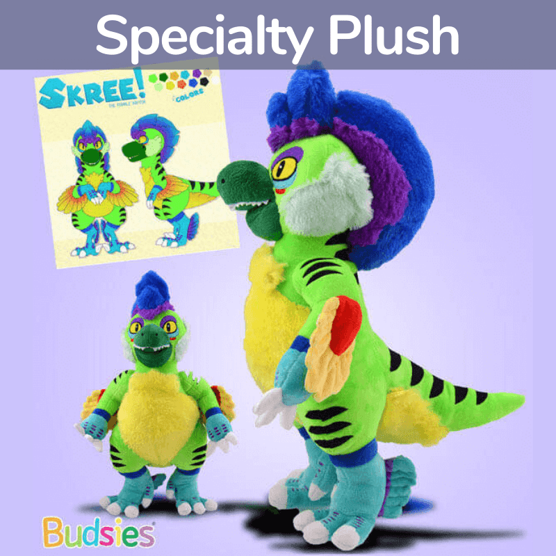 custom plush toy with long fur plush doll teddy commission cartoon 