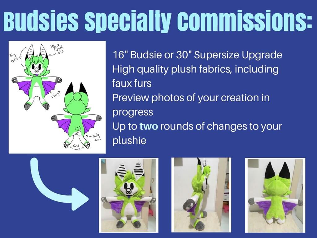 Custom Roblox Plush Commissions Budsies